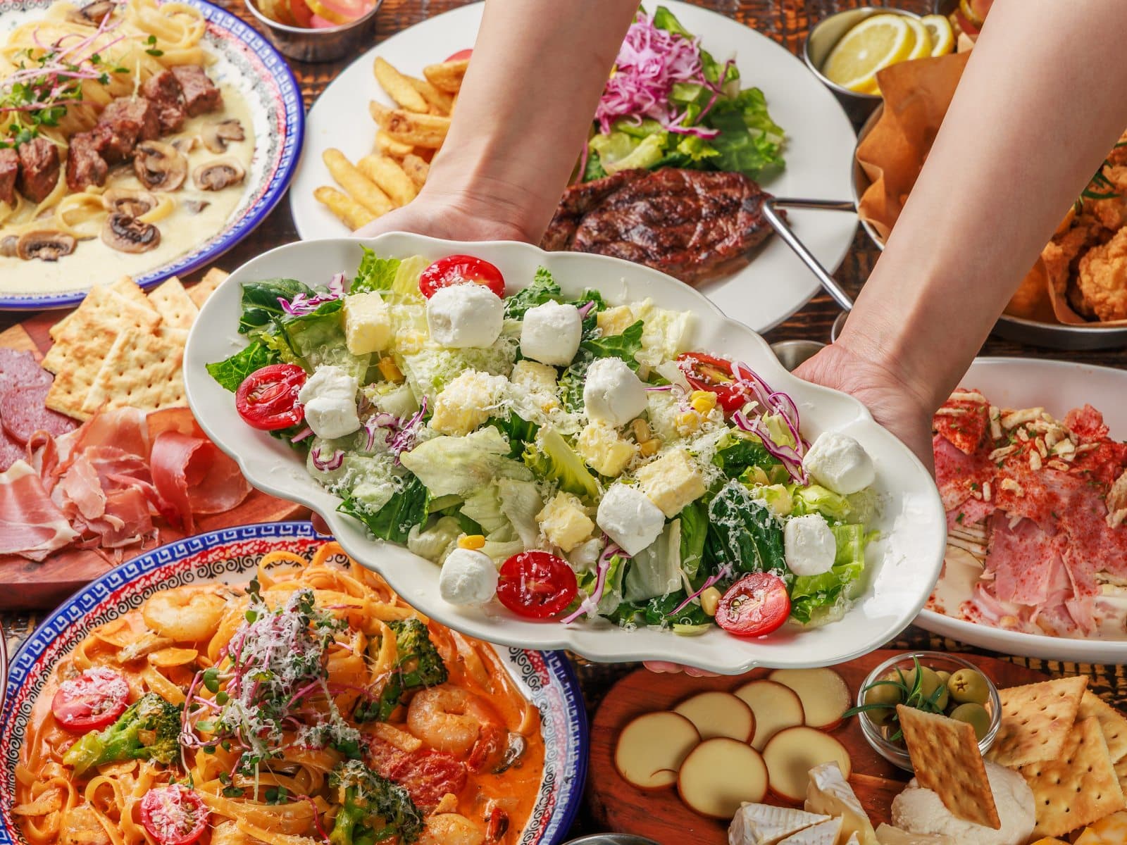 부드러운 리코타크림치즈 샐러드
