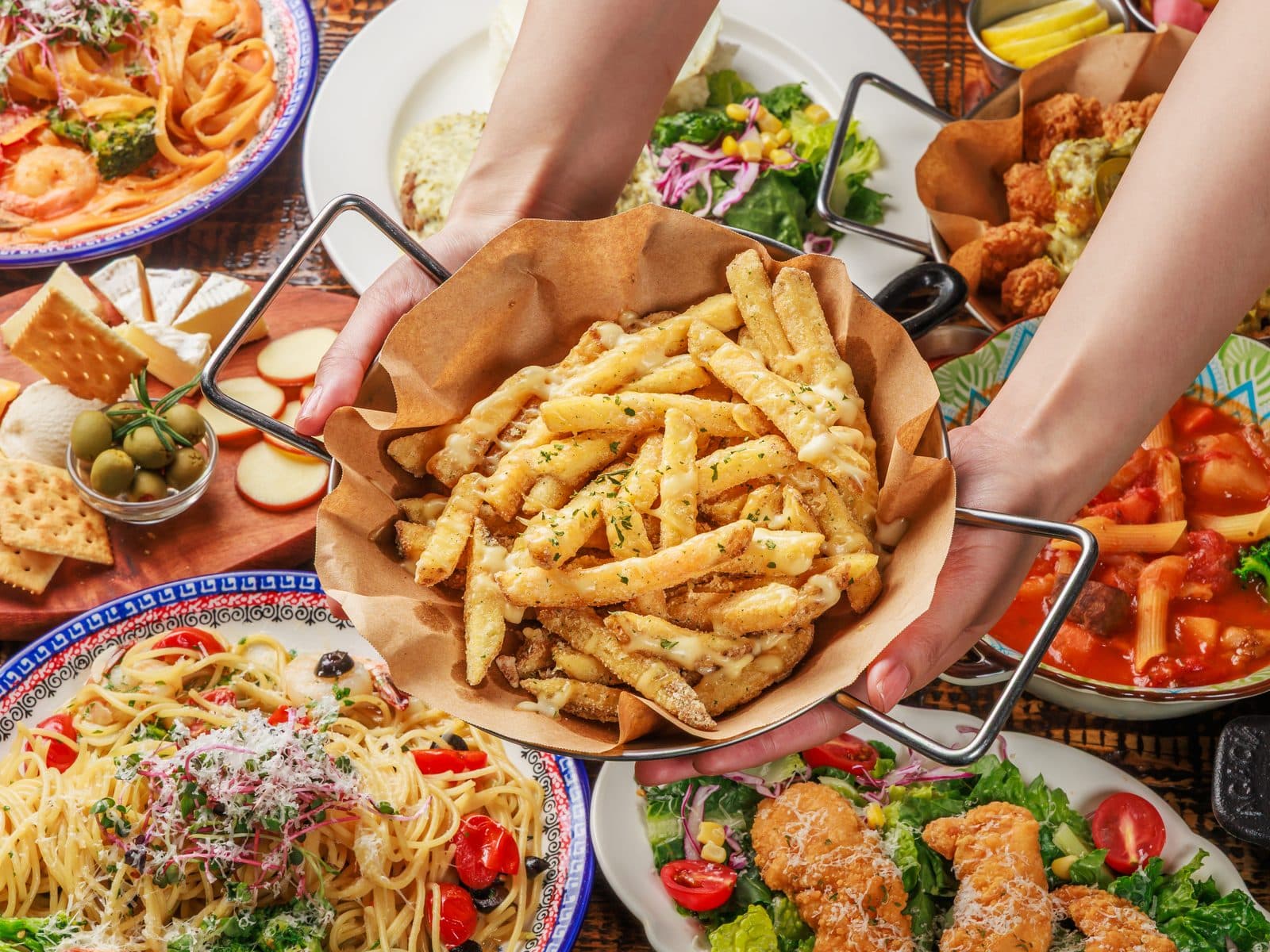 갈릭버터 감자튀김